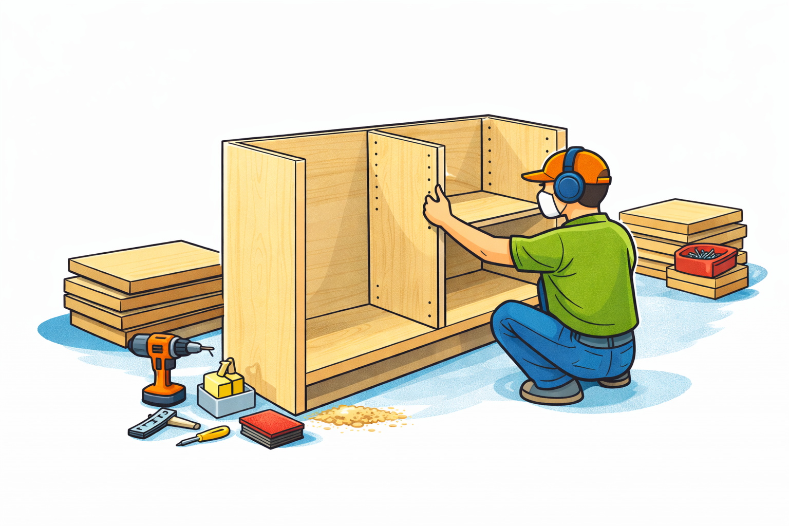 Processo Pre-montagem